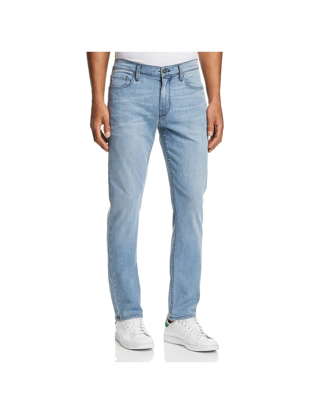 Paige Federal Mens Denim Medium Wash Straight Leg Jeans