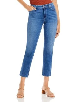 Paige Brigitte Womens Cropped Cuffed Cropped Jeans