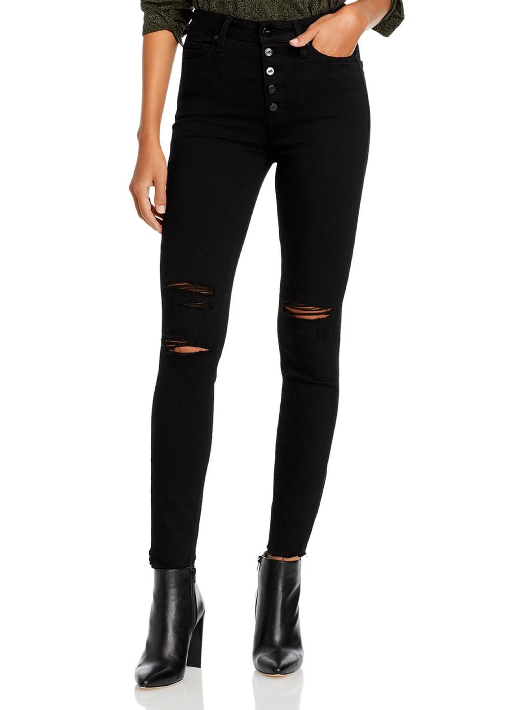 Paige Margot Womens Denim Skinny Ankle Jeans