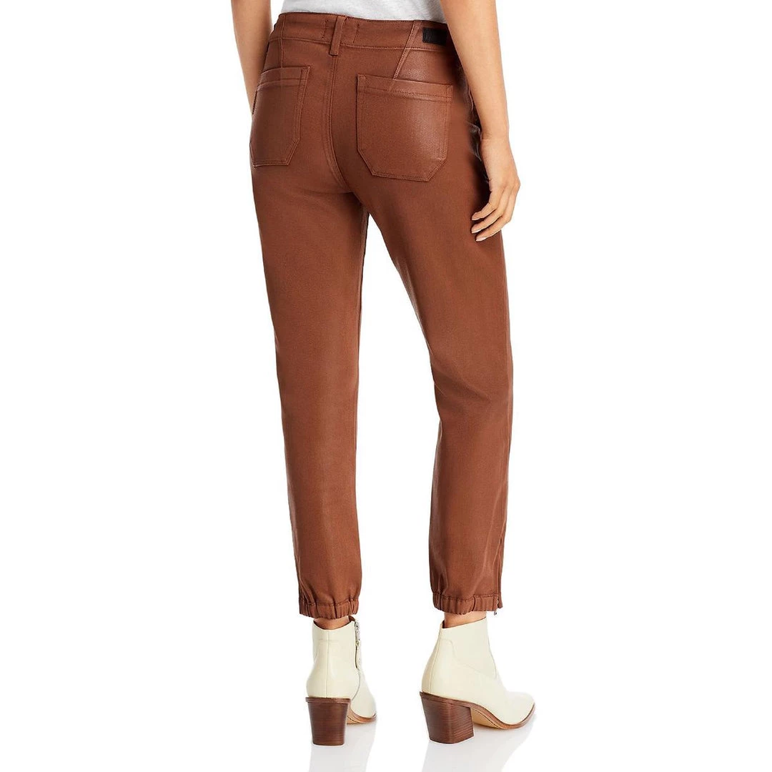 Paige Mayslie Womens Denim Coated Jogger Jeans - Image 2