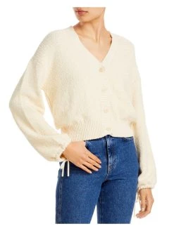Paige Womens Button-Down Knit Cardigan Sweater