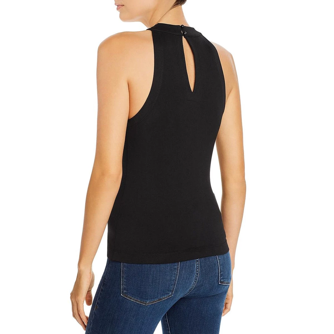 Paige Shayne Womens Twist Neck Sleeveless Halter Top - Image 2