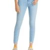 Paige Hoxton Womens Frayed Hem Ankle Skinny Crop Jeans