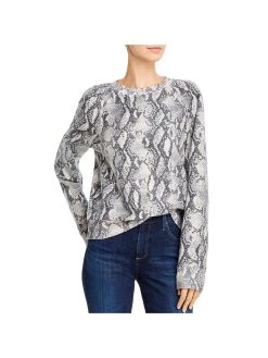 Paige Daytona Womens Crewneck Snake Sweatshirt