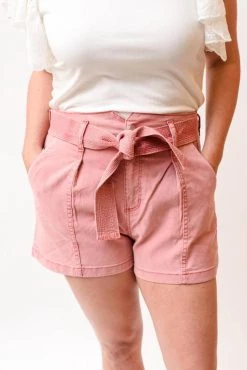 Paige Anessa Denim Short in Pink for women