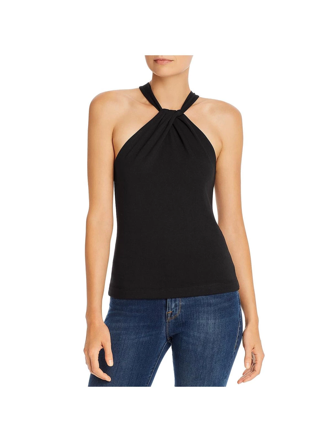 Paige Shayne Womens Twist Neck Sleeveless Halter Top