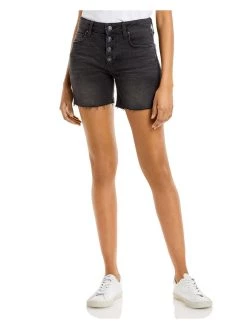 Paige Sarah Womens Denim Raw Hem Cutoff Shorts
